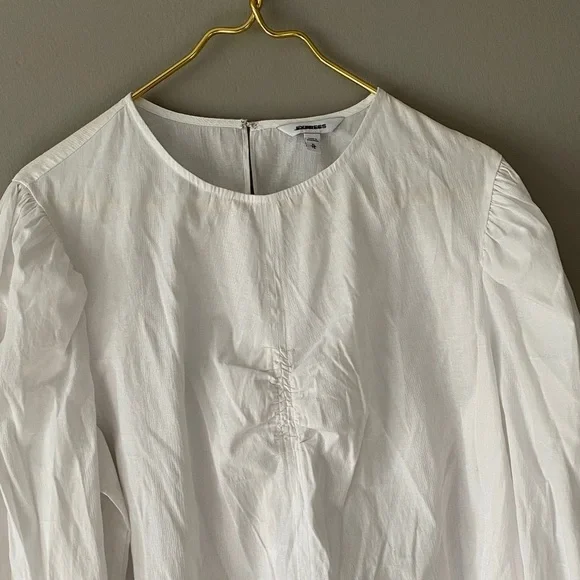 Express White Long Sleeve Top - Picture 3 of 12